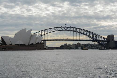 Opéra de Sydney et Harbour bridge