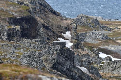 Observatoire pour le faucon gerfaut, que nous ne verrons pas.