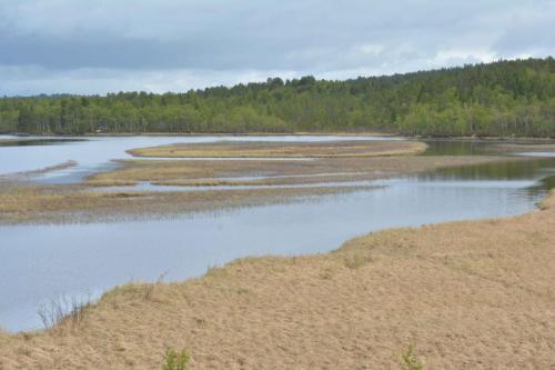 Delta de Ivalojoki depuis l'observatoire