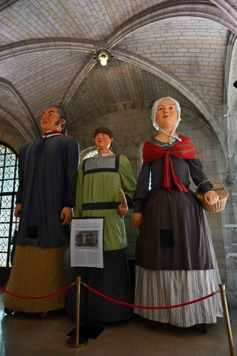 Colas, Jacqueline et Dédé, les géants d'Arras
