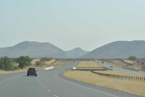 Sur la A1 près de Windhoek