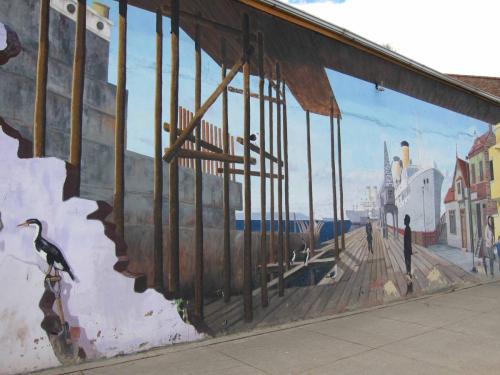 Mural à Punta Arenas 