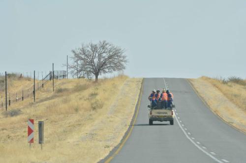 Sur la B1 en direction de Waterberg
