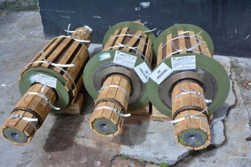 Distillerie JM, nouveaux rouleaux pour broyer la canne à sucre
