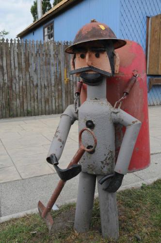 Poubelle dans Puerto Natales 