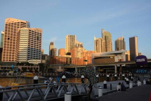 Soleil couchant sur Darling Harbour