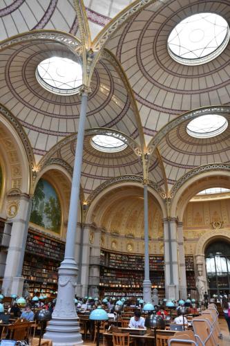 Salle Labrouste, bibliotheque nationale Richelieu
