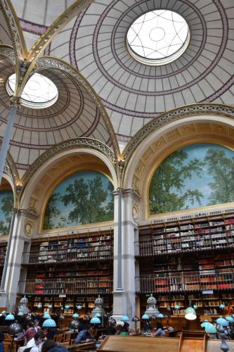 Salle Labrouste, bibliotheque nationale Richelieu