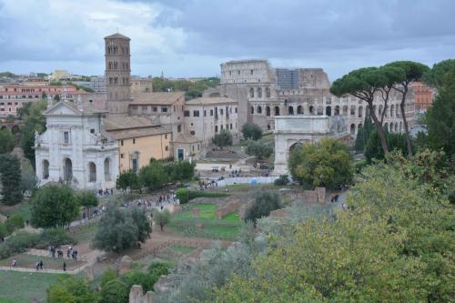 Forum romain vu de la colline du Palatin