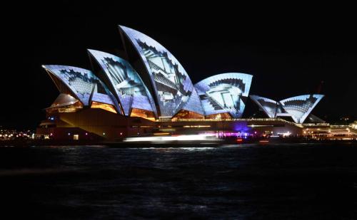 Festival Vivid Sydney 2014 - Son et Lumière sur l'opéra de Sydney