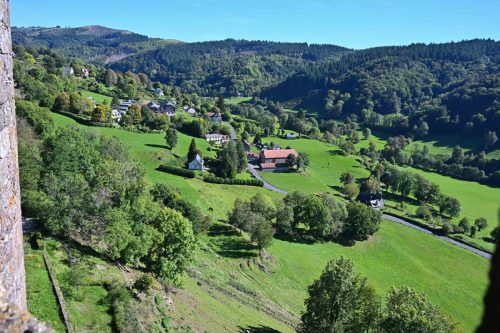 Tournemire depuis le château d'Anjony