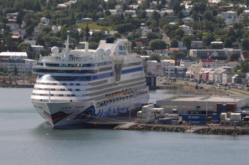Bateau de croisière à Akureyri