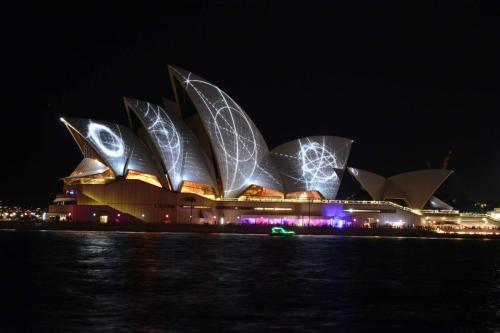 Festival Vivid Sydney 2014 - Son et Lumière sur l'opéra de Sydney