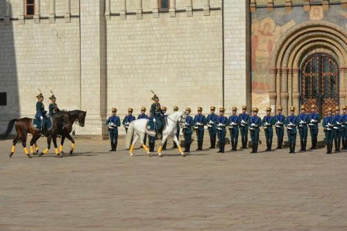 Parade du régiment Présidentiel