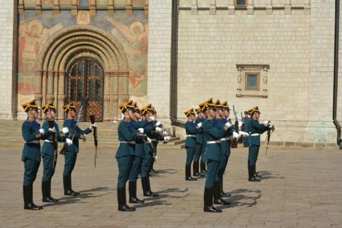 Parade du régiment Présidentiel