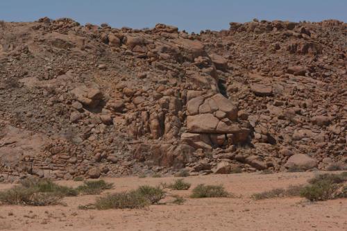 Sur la C19 en direction de Sossusvlei
