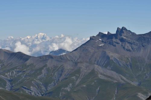 Mont-Blanc 4810 m vue depuis 3200 m