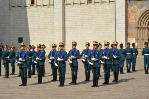 Parade du régiment Présidentiel