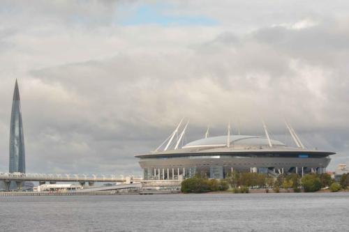 Lakhta Center et Stade Krestovsky