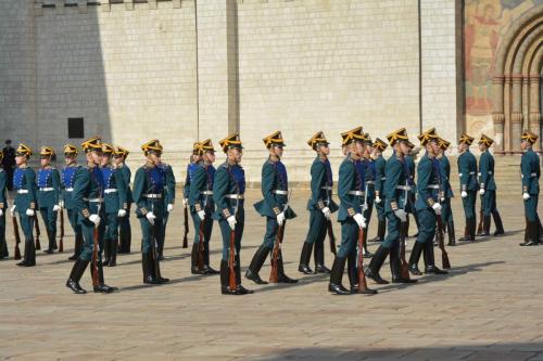 Parade du régiment Présidentiel