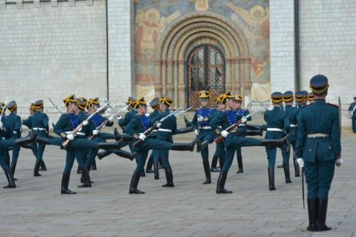 Parade du régiment Présidentiel