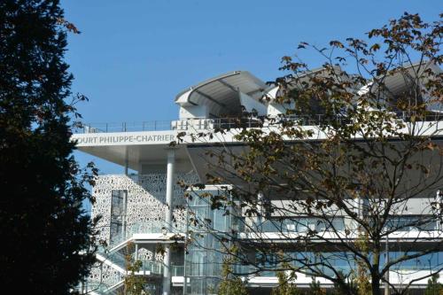 Court central 'Philippe Chatrier' dans le stade Roland Garros