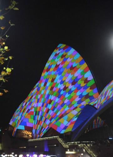 Festival Vivid Sydney 2014 - Son et Lumière sur l'opéra de Sydney