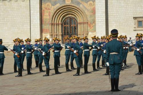 Parade du régiment Présidentiel