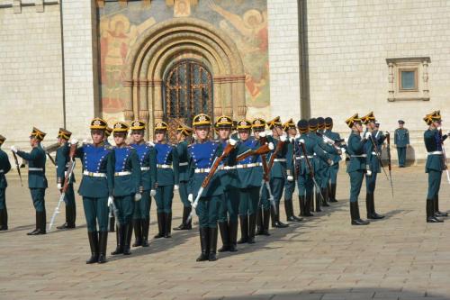 Parade du régiment Présidentiel