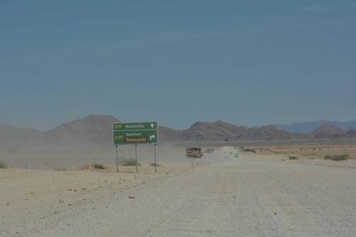 Sur la C19 en direction de Sossusvlei
