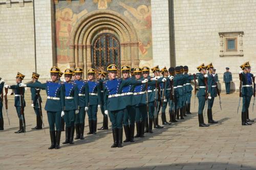 Parade du régiment Présidentiel