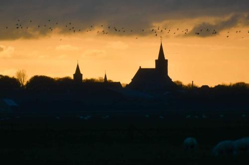 Coucher de soleil sur Den Burg