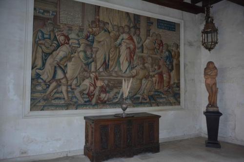 Le vestibule Château du Plessis-Bourré (Maine et Loire)