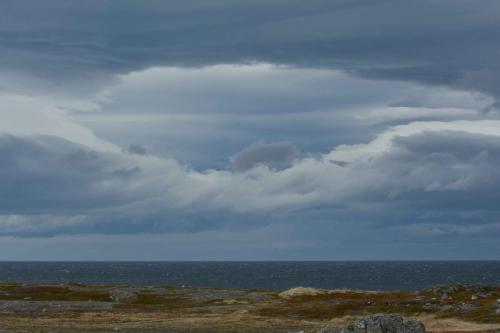 Mer de Barents depuis le phare de Kjolneset