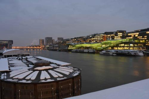 Cite de la Mode et du Design Quai d'Austerlitz depuis le pont Charles de Gaulle