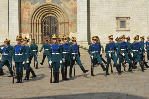 Parade du régiment Présidentiel