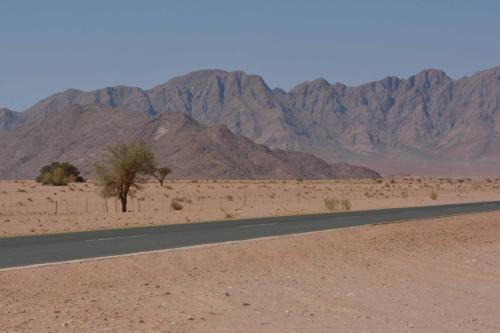 Sur la C19 en direction de Sossusvlei