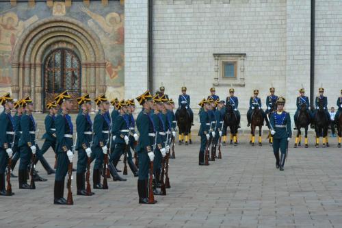 Parade du régiment Présidentiel