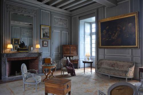 Le salon XVIIIe Château du Plessis-Bourré (Maine et Loire)