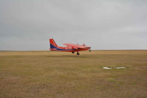 Atterissage avec un vent de 60-70 km/heure