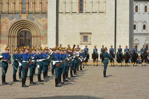 Parade du régiment Présidentiel