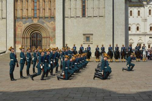 Parade du régiment Présidentiel