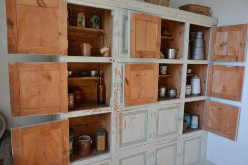 Les casiers dans la cantine.