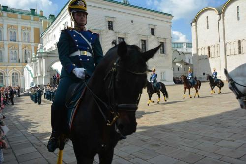 Parade du régiment Présidentiel