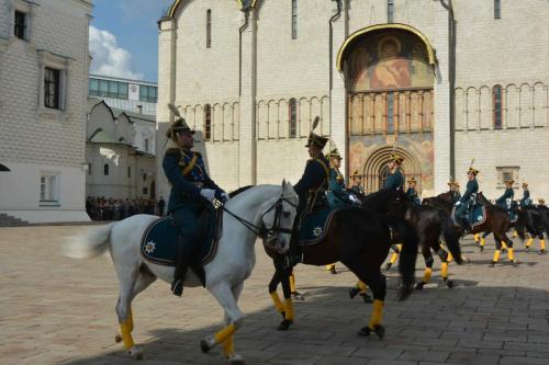 Parade du régiment Présidentiel