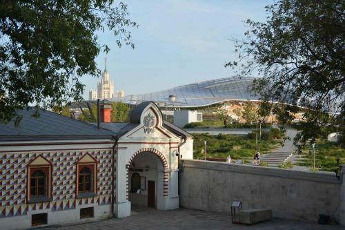 Résidence des boyards Romanov, vue sur le parc Zaryadye