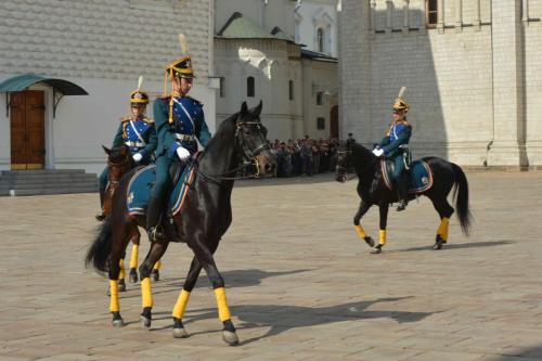 Parade du régiment Présidentiel