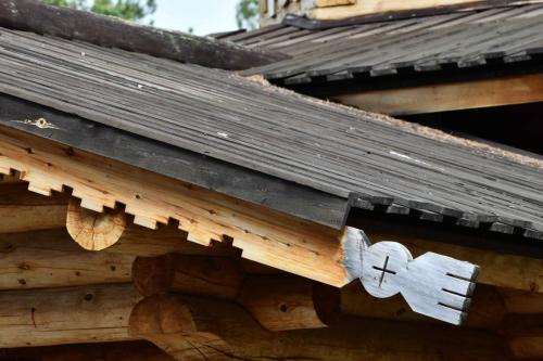 Eglise Orthodoxe de Nellim près de la frontière Russe, construite en 1987