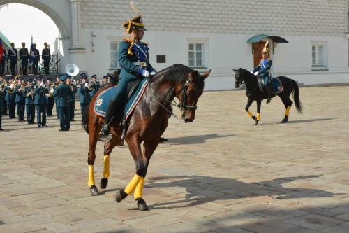 Parade du régiment Présidentiel