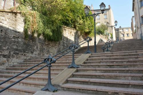 Montée du Crêt de Roc à Saint-Etienne (Loire)